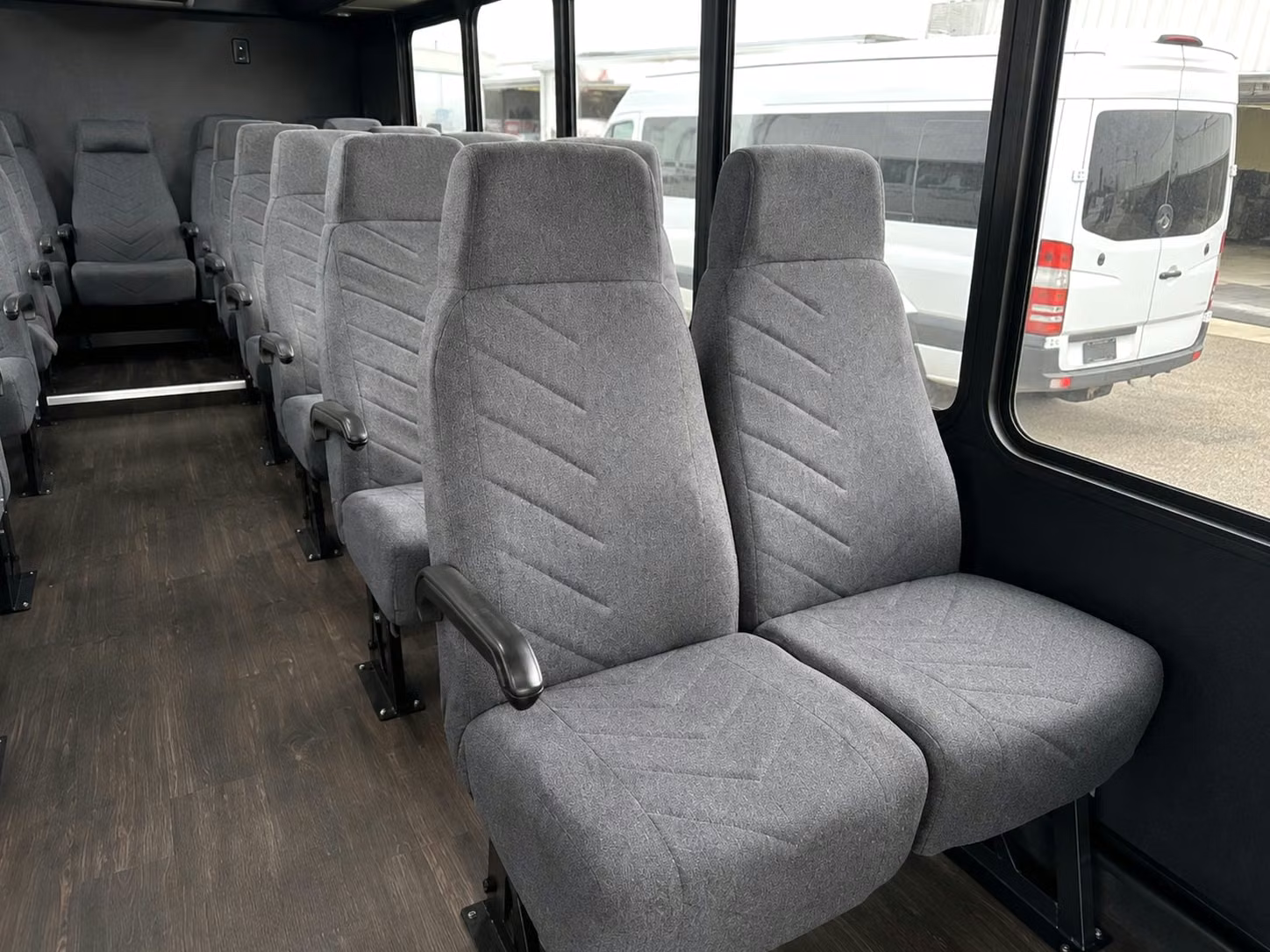 15 passenger minibus interior