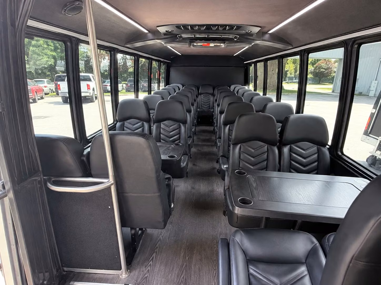 18 passenger minibus interior