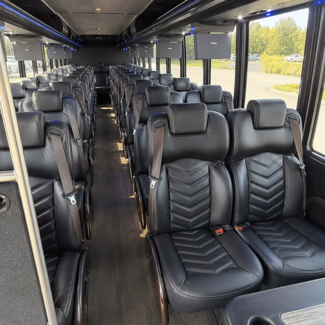 28 passenger minibus inside