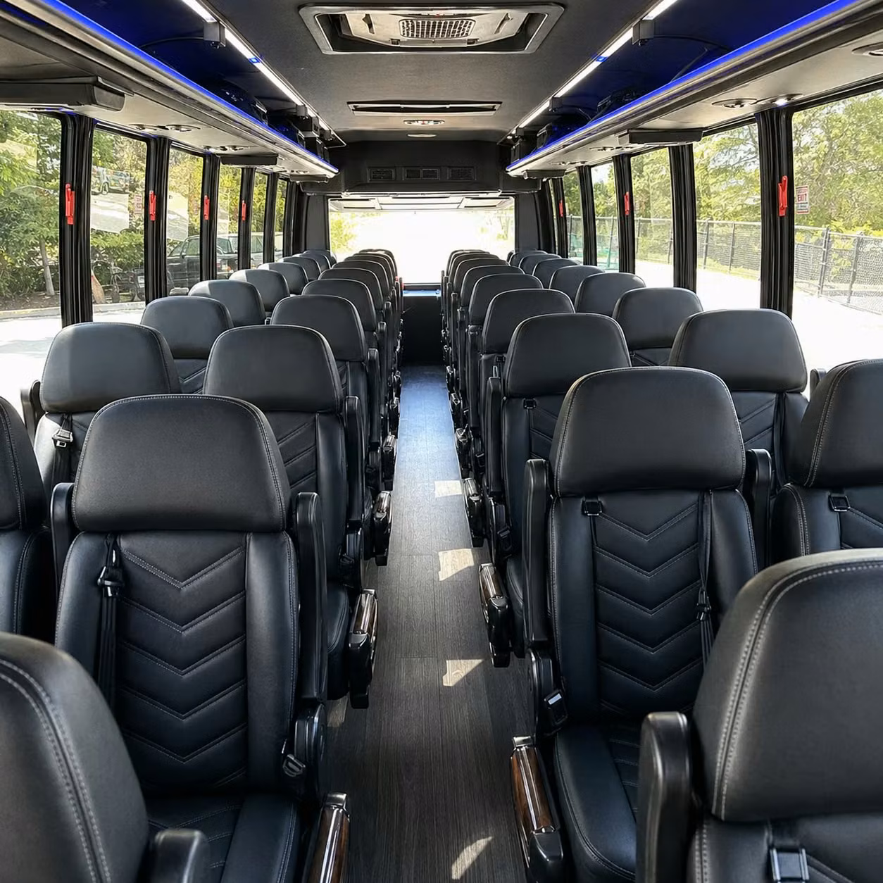 35 passenger minibus inside