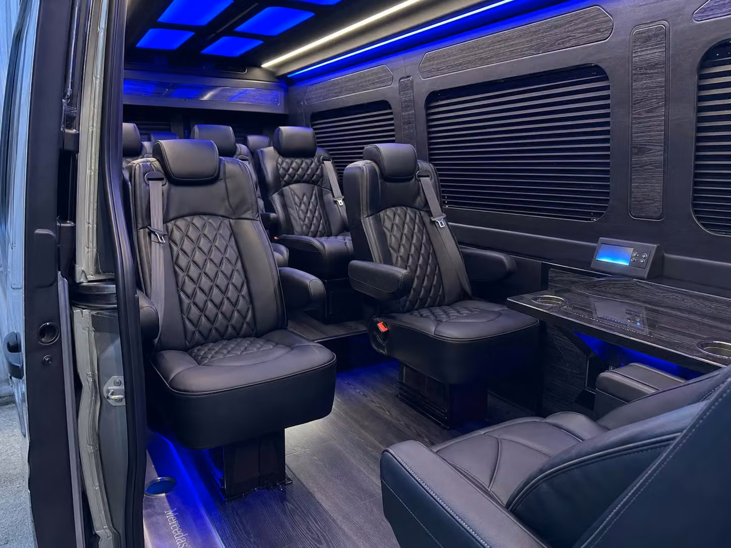 sprinter van transportation for groups and events across tustin
