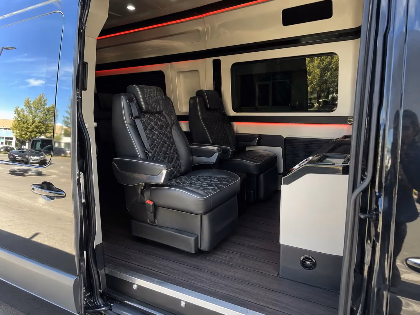 sprinter van with driver interior