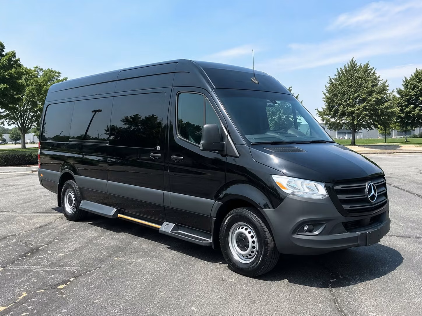 sprinter van with driver