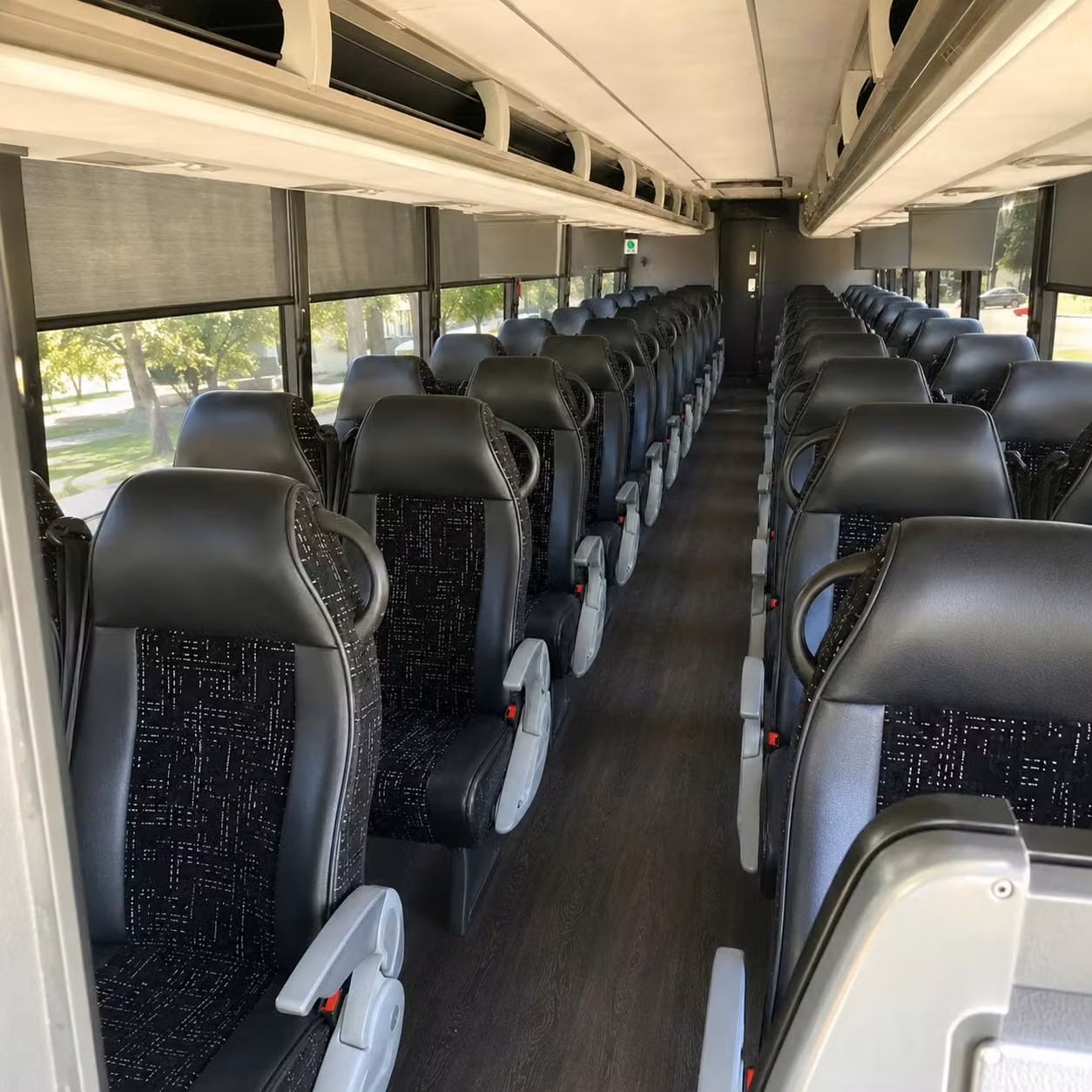 tustin charter bus rental inside