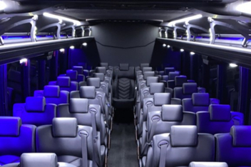 Tustin Charter Bus Interior